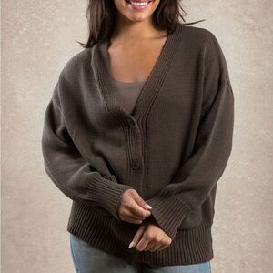 Neuflora Meredith Cardigan - Charcoal